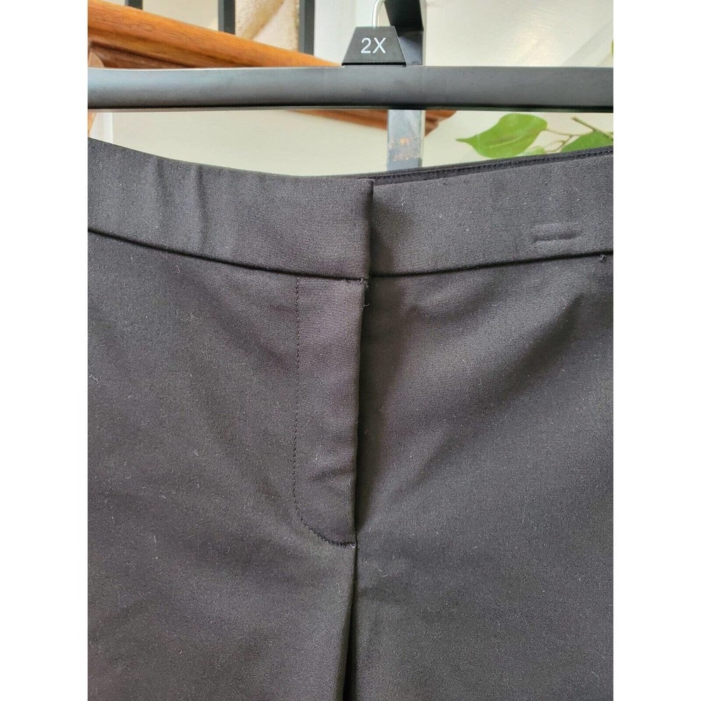 Rafaella Women's Solid Black Cotton Button Mid Ri… - image 2